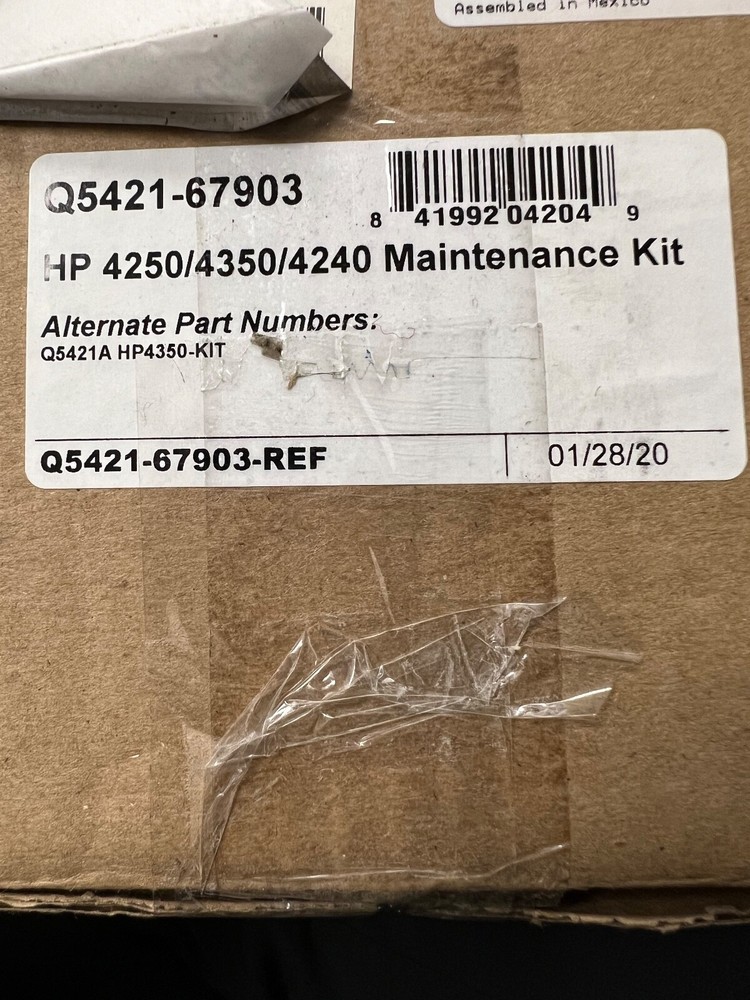 HP4250 MAINTENANCE KIT Q5421A-KIT
