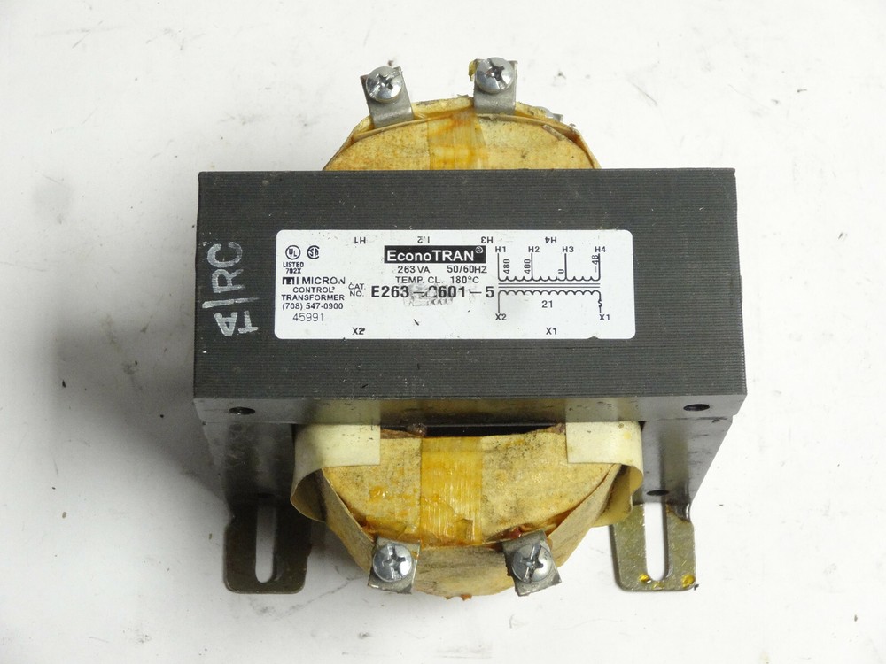 Micron Control Transformer EconoTRAN E263-0601-5 263VA