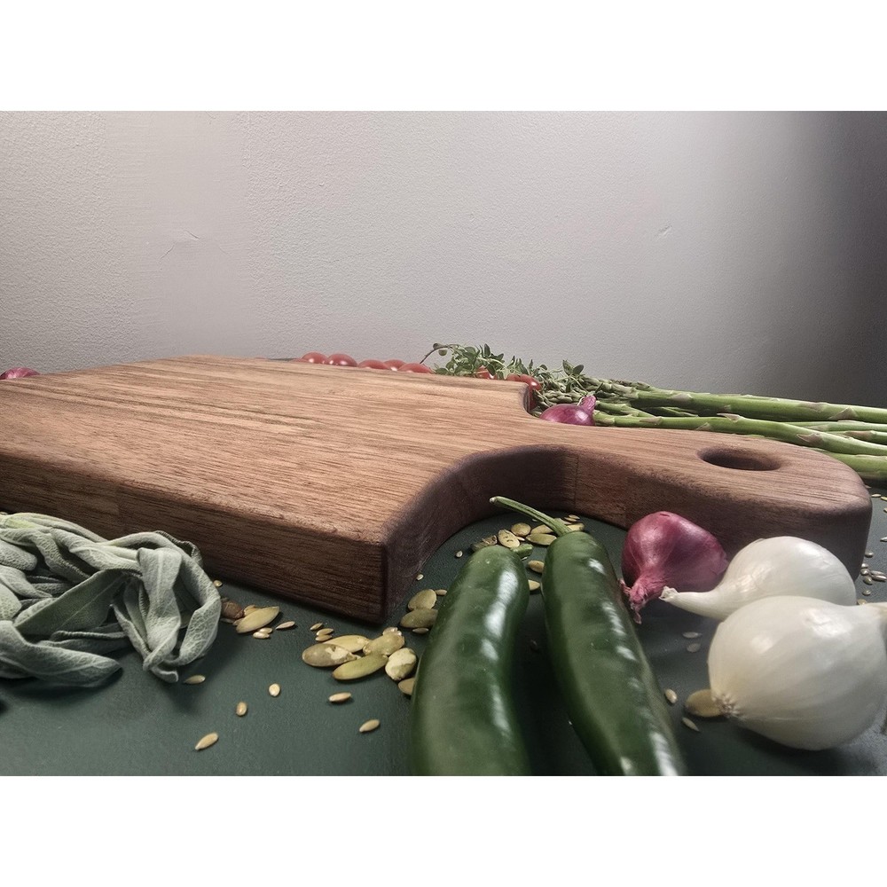 Handmade Mahogany Cutting Board – Artisan Kitchen Decor
