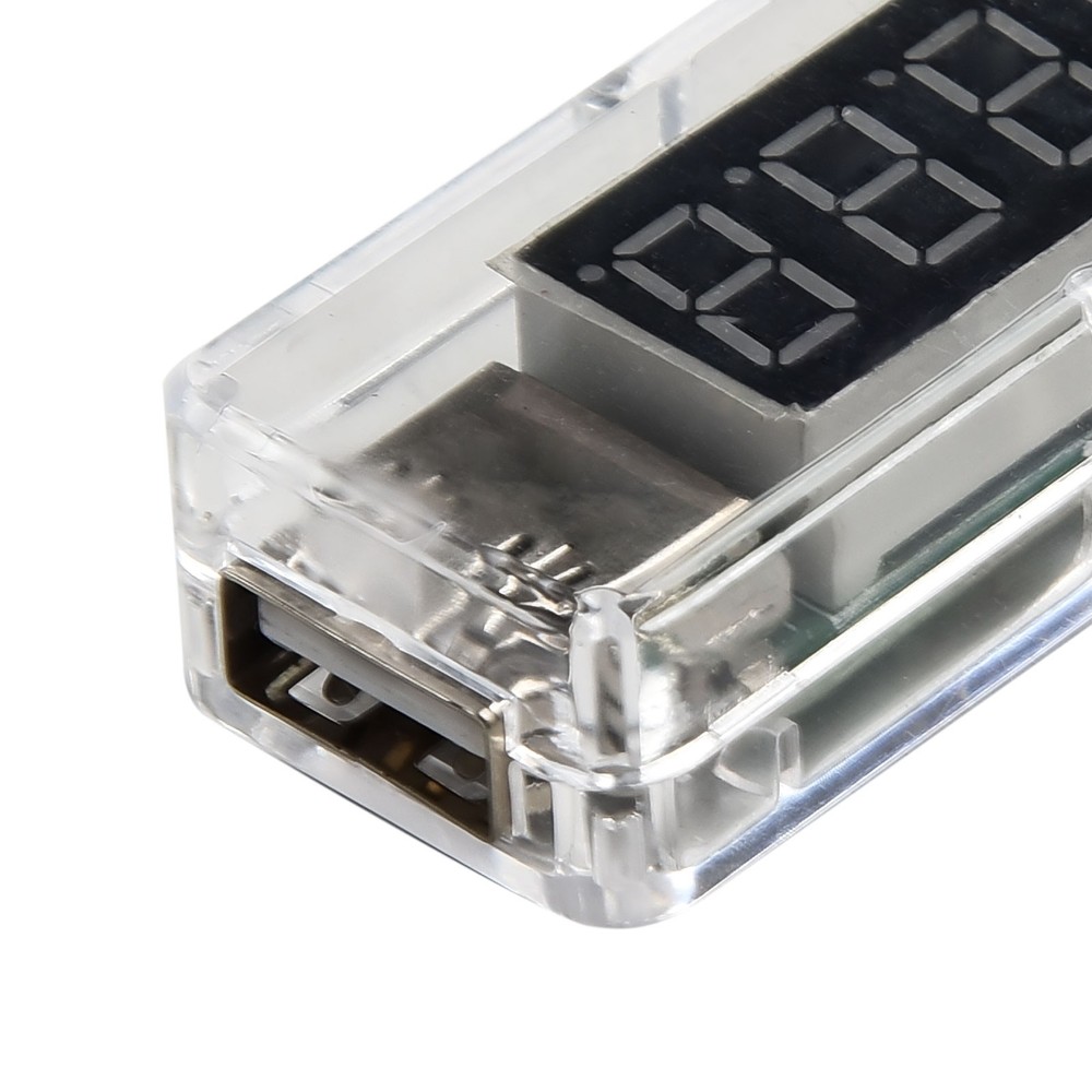 Portable USB Power Tester with Sequential Display of Voltage and Current