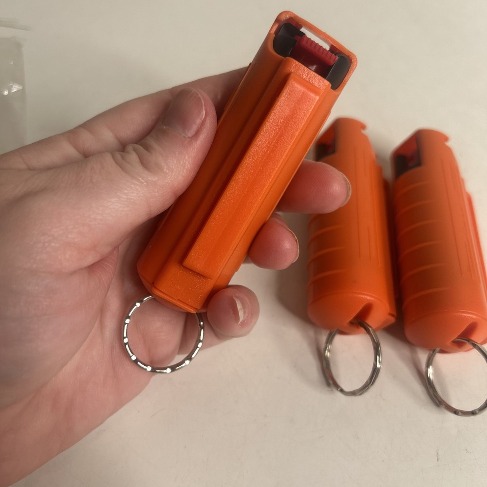 3-Pepper Spray Keychains New