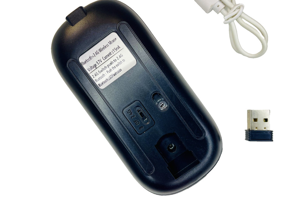 Wireless Mouse Bluetooth 2.4GHz Wireless PC Optical Mouse for Laptop PC