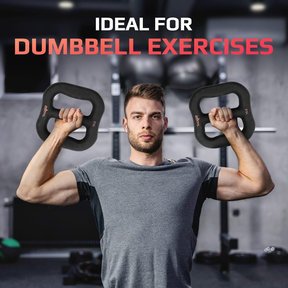 3-In-1 Multifunctional Neoprene Dumbbell/Multi-Usage Dumbbell with Solid Core, E