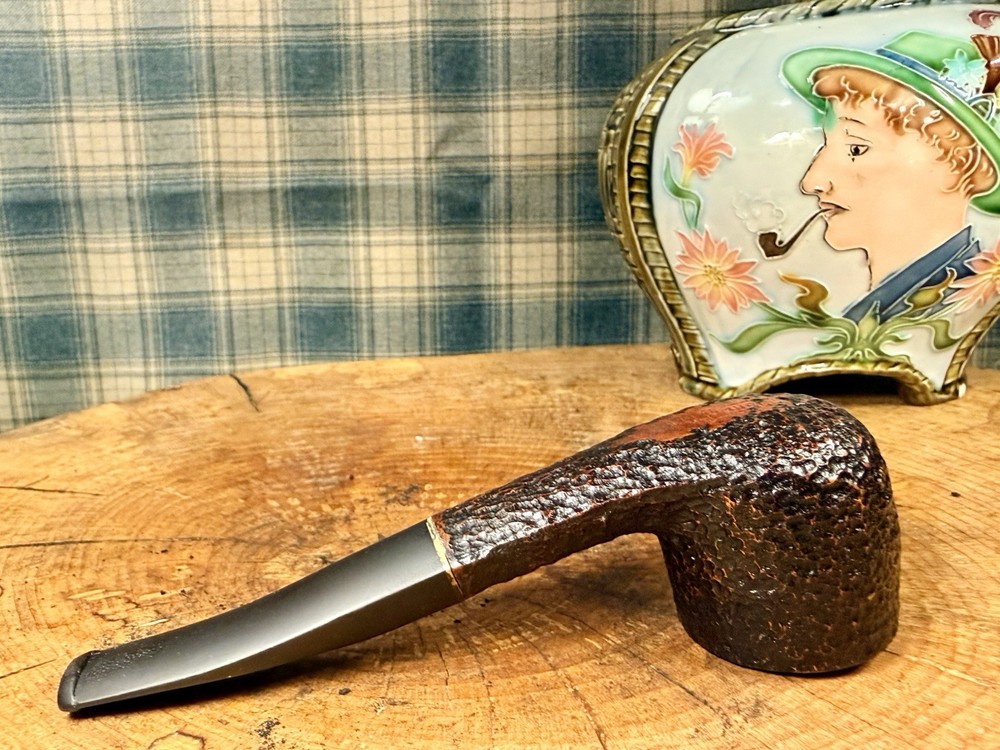 SAVINELLI ROMA 123 Triangular Shank/Semi-bent Pot Nice Blast Estate Pipe