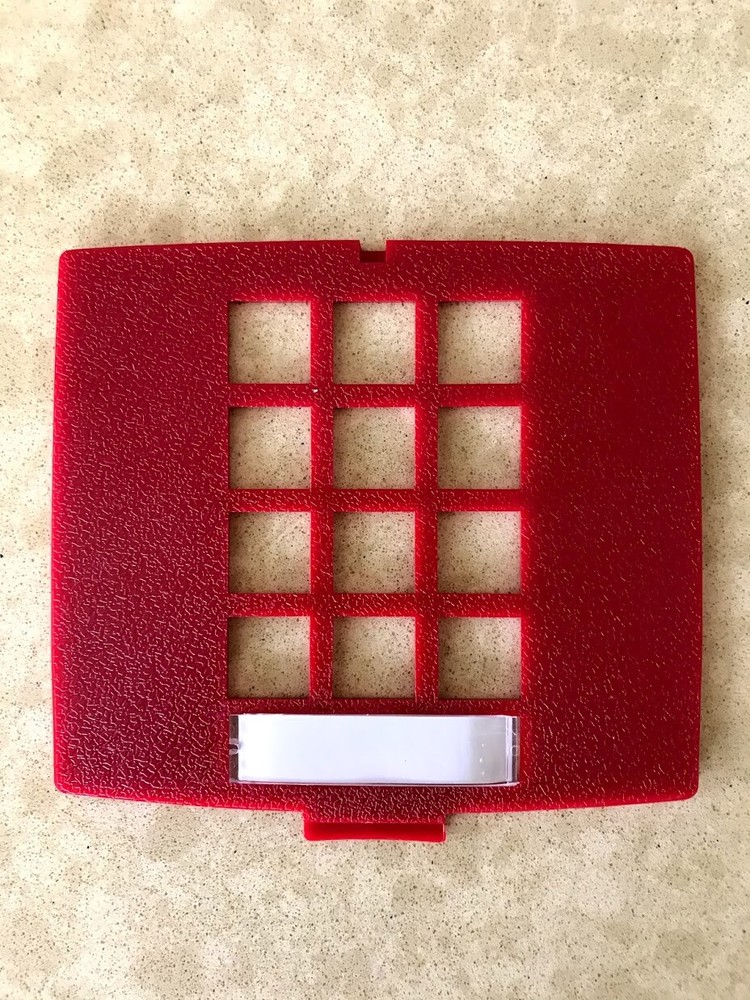 MSC2N DIAL FACEPLATE - RED
