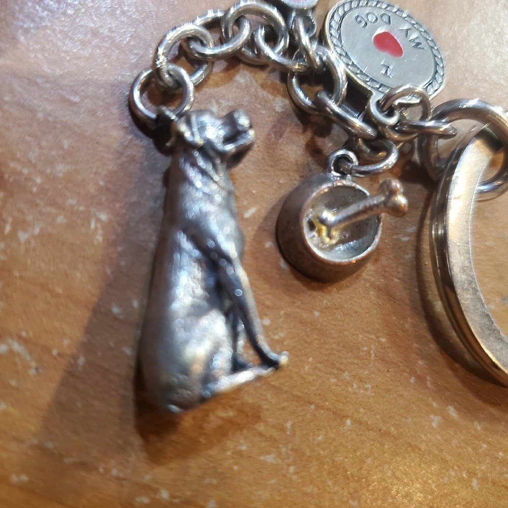 Dog Charm Key Chain