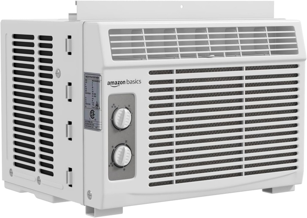 Energy-Efficient 5000 BTU AC Unit with Washable Filter & Adjustable Window Kit