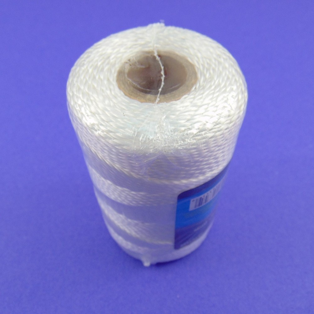 White String Twisted Mason Line Boundary Marker Multi Use Crafts #18 x 500'