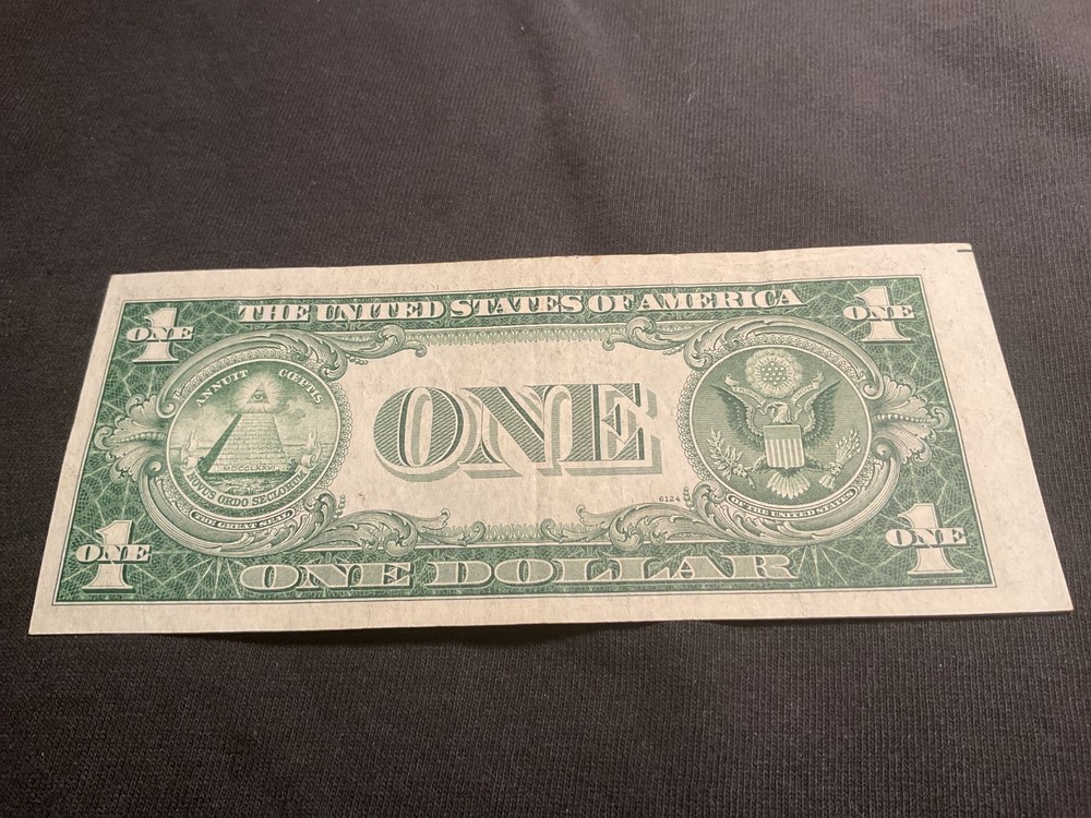 Error -3- 1935-Series E- Dollar Bills- Circulated. All different cuts.