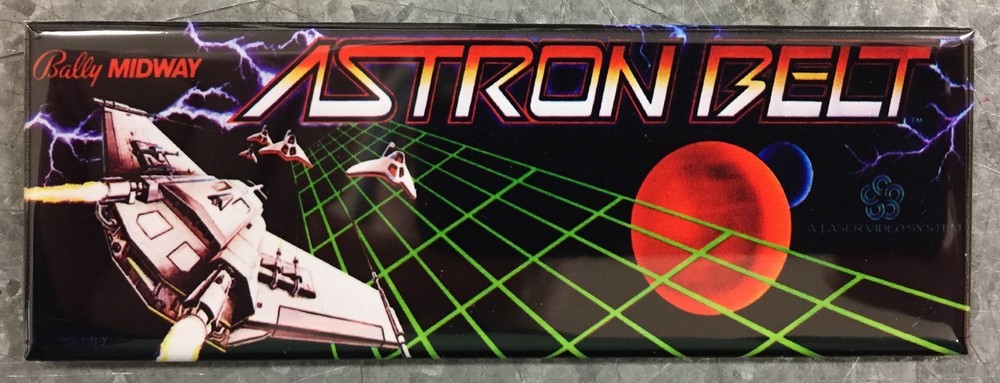 Astron Belt Arcade Game Marquee Fridge Magnet