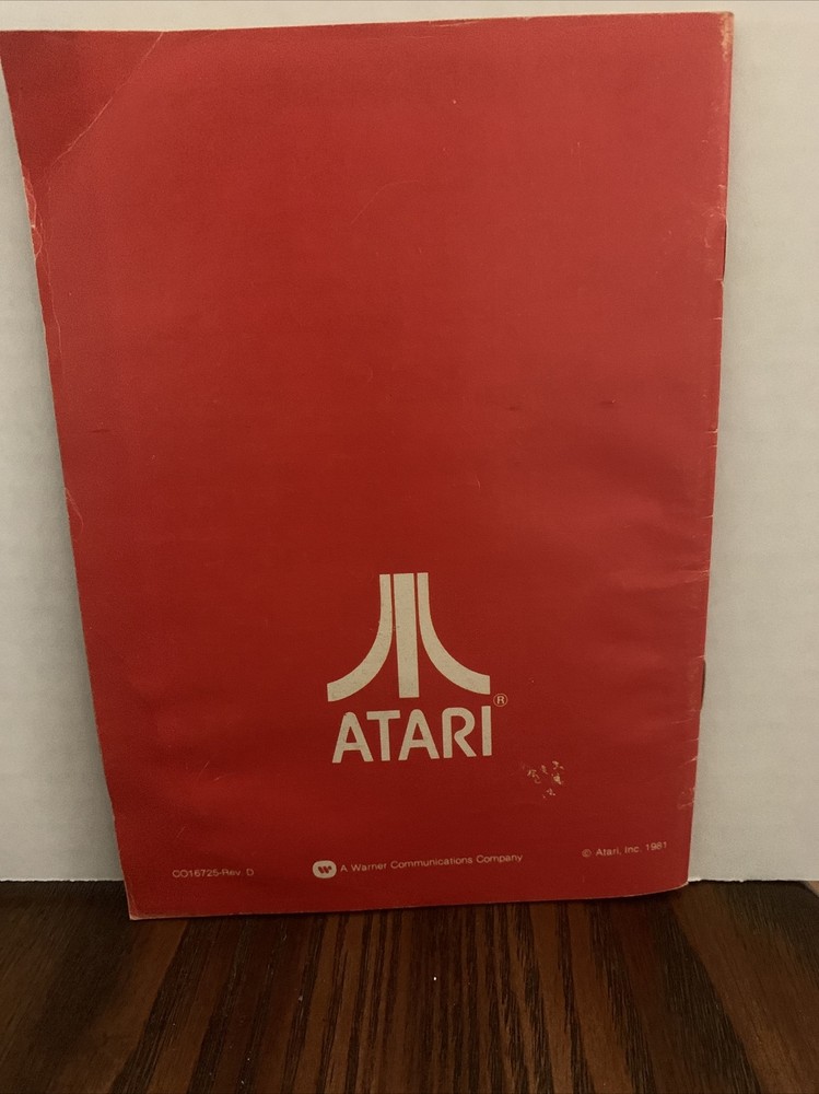 1981 Atari Video Game Computer System Catalog 45 Game Program CO16725 Rev D
