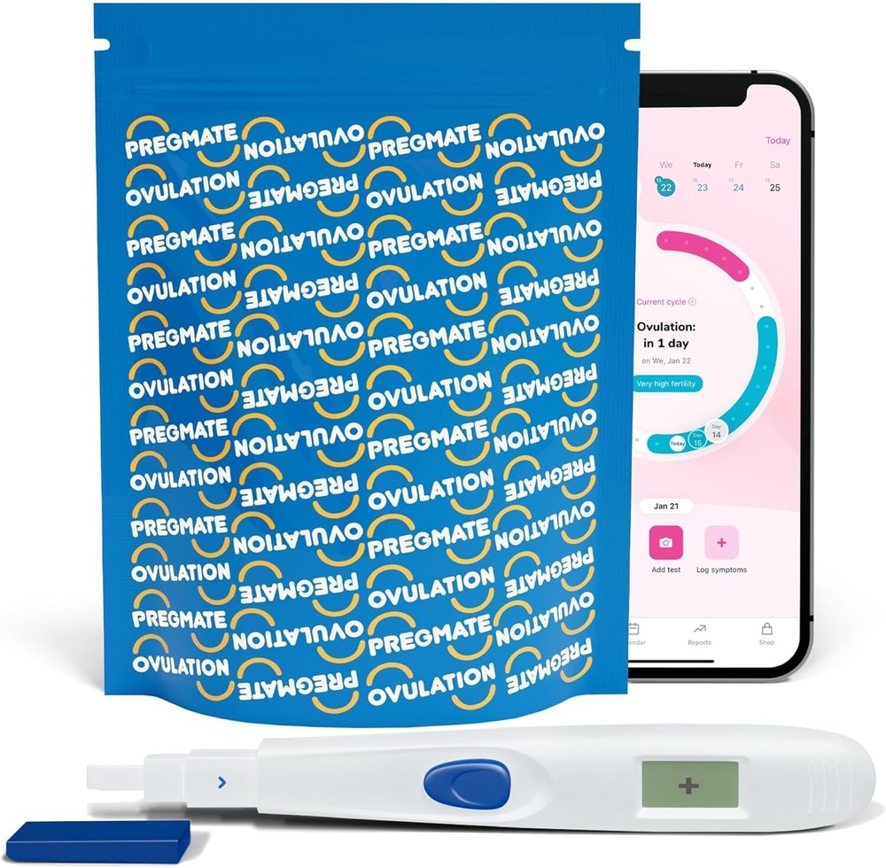 Pregmate Digital Ovulation Tests, Quick Easy Self Test, Instant Result (75 ct)