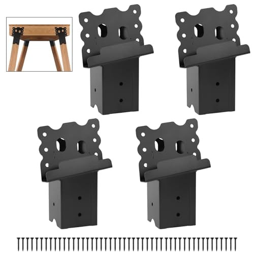 Deer Stand Brackets 4pcs,Outdoor 4"x 4" Compound Angle Bracket,Multi-Use