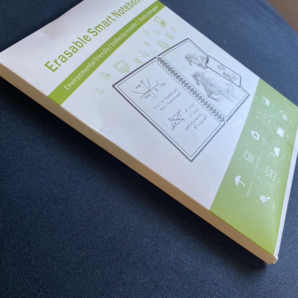 NWT Erasable Notebook - Green Technology