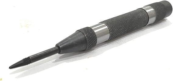 Automatic Center Punch Replaceable Hardened Steel Tip Medium Duty- USA FULFILLED