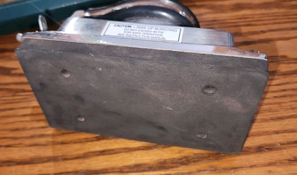 Vintage Powermate Air Sander Palm Trigger Chrome Classic Square