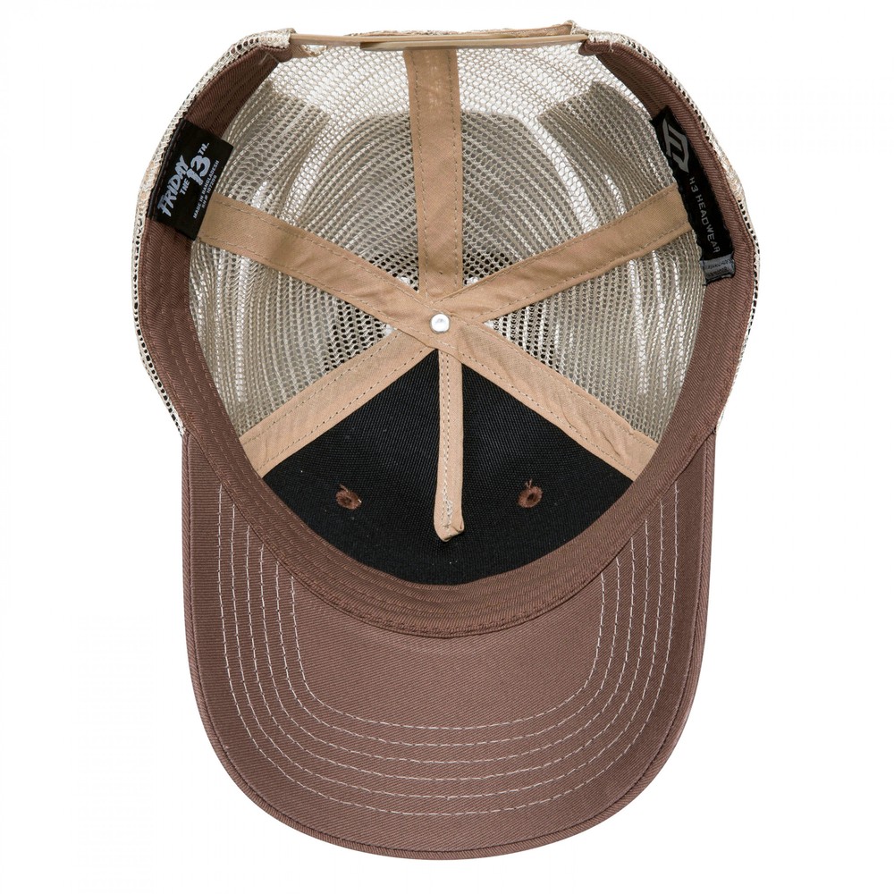 Friday the 13th Welcome to Crystal Lake Adjustable Hat Brown