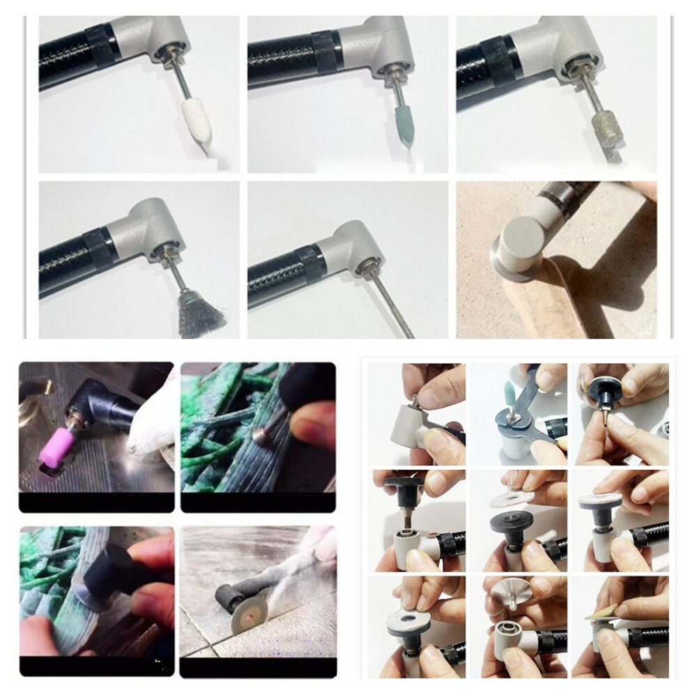 Micro Angle Grinder Multifunction Electric 90° Elbow Grinding Machine