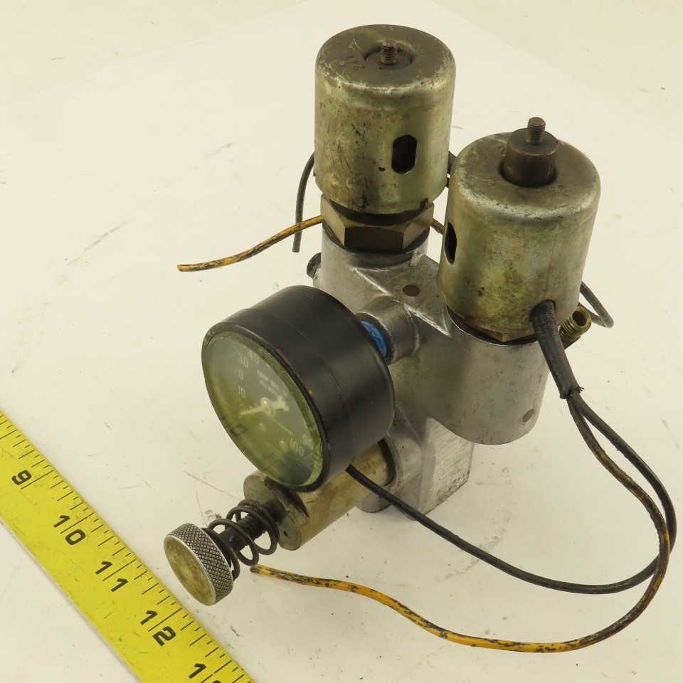 Snow Double Solenoid Valve From Tapping Machine Model TA-1-A 24V Coil