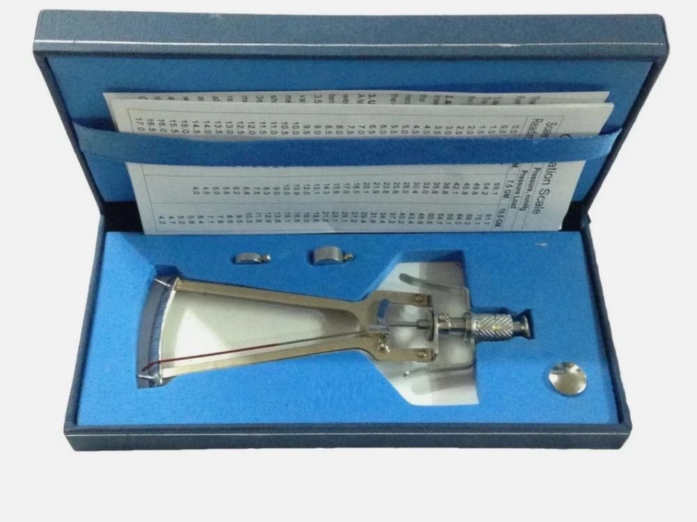 Schiotz Tonometer With Box For Ophthalmology & Optometry New