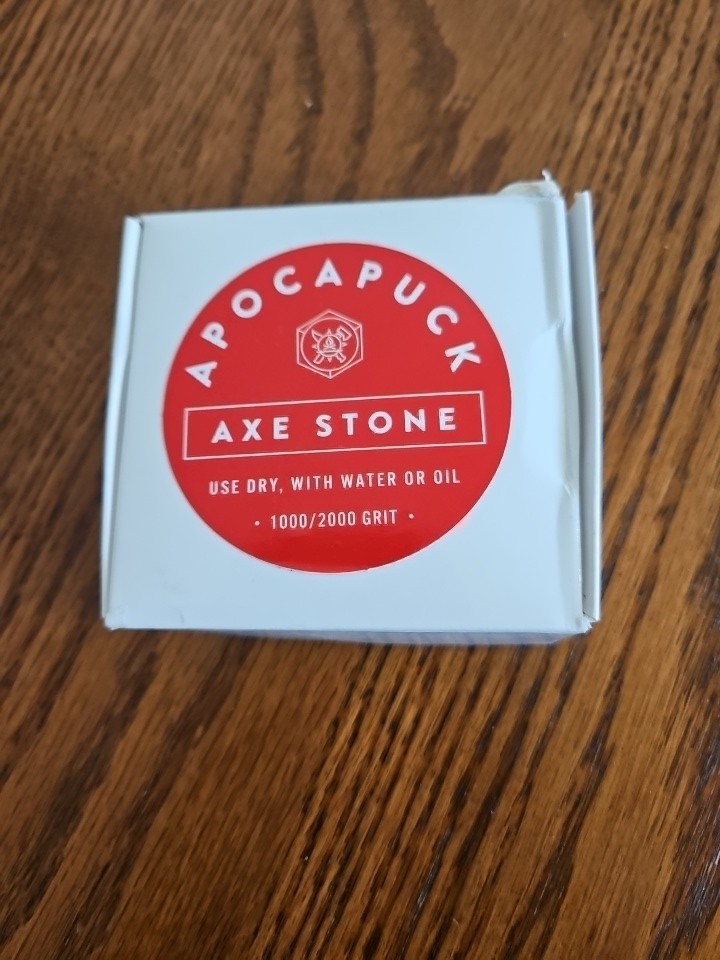 Axe/Hatchet Sharpening Stone Dual 1000/2000 Grit MultiPurpose Grinding Tool NEW