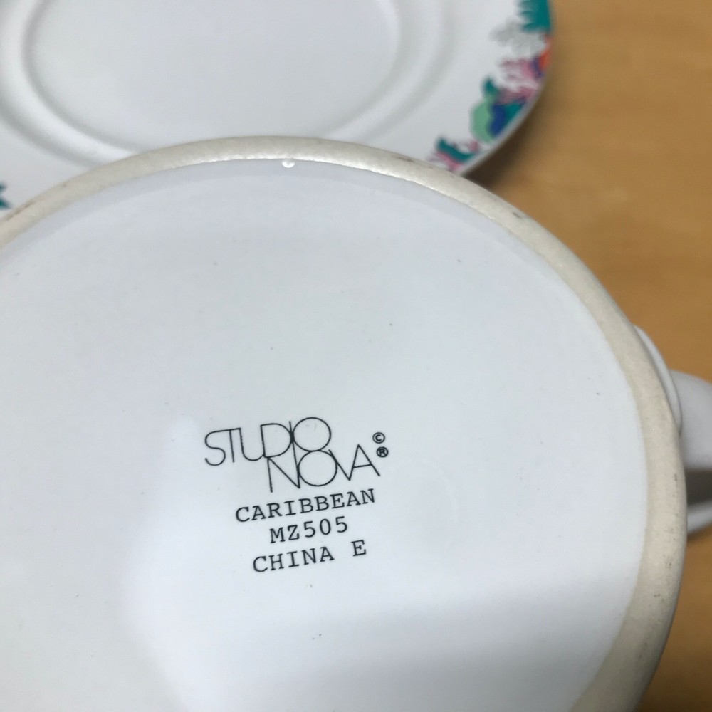 Studio Nova MZ 505/515 Caribbean Jumbo Cup/ Saucer