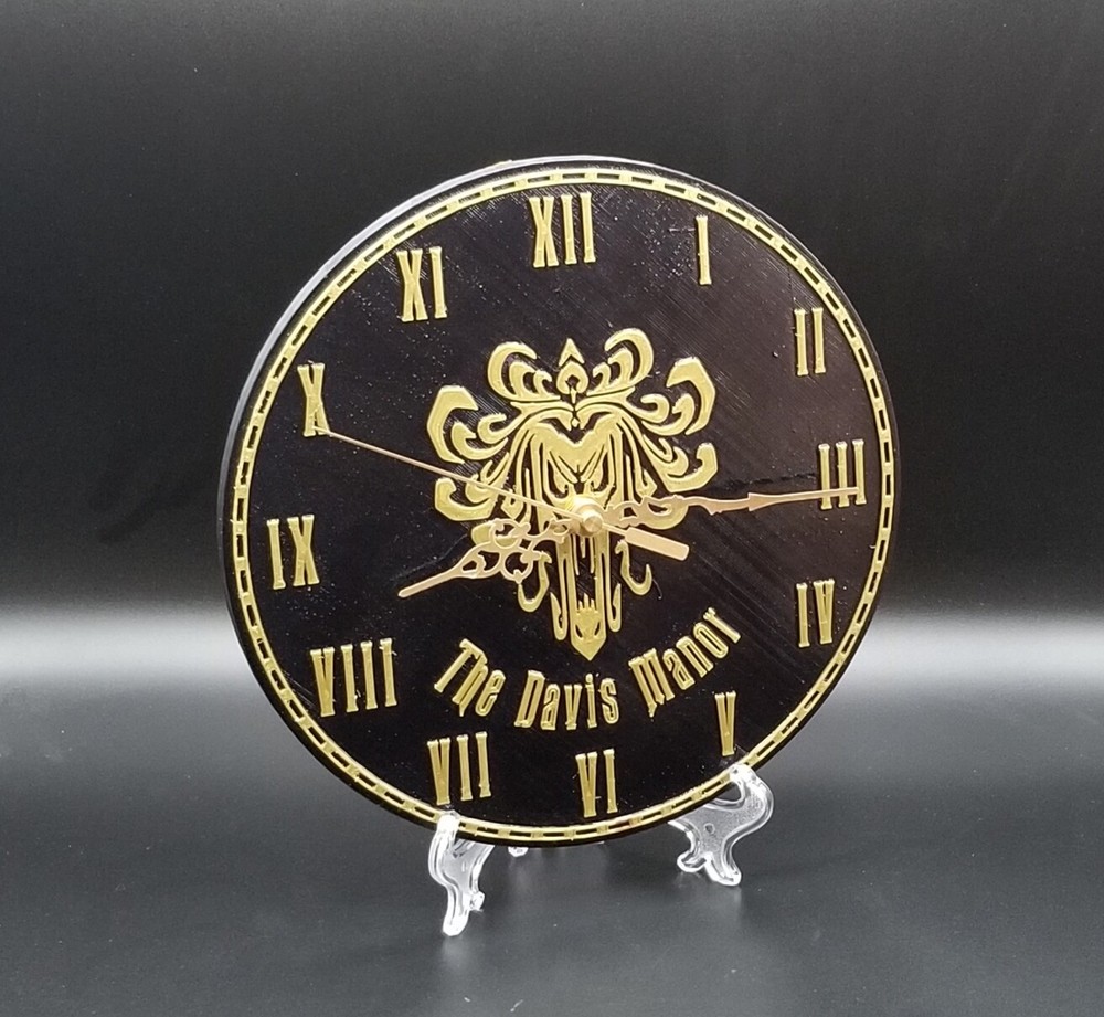 Personalized Haunted Mansion Welcome Foolish Mortals Inspired Wall Clock