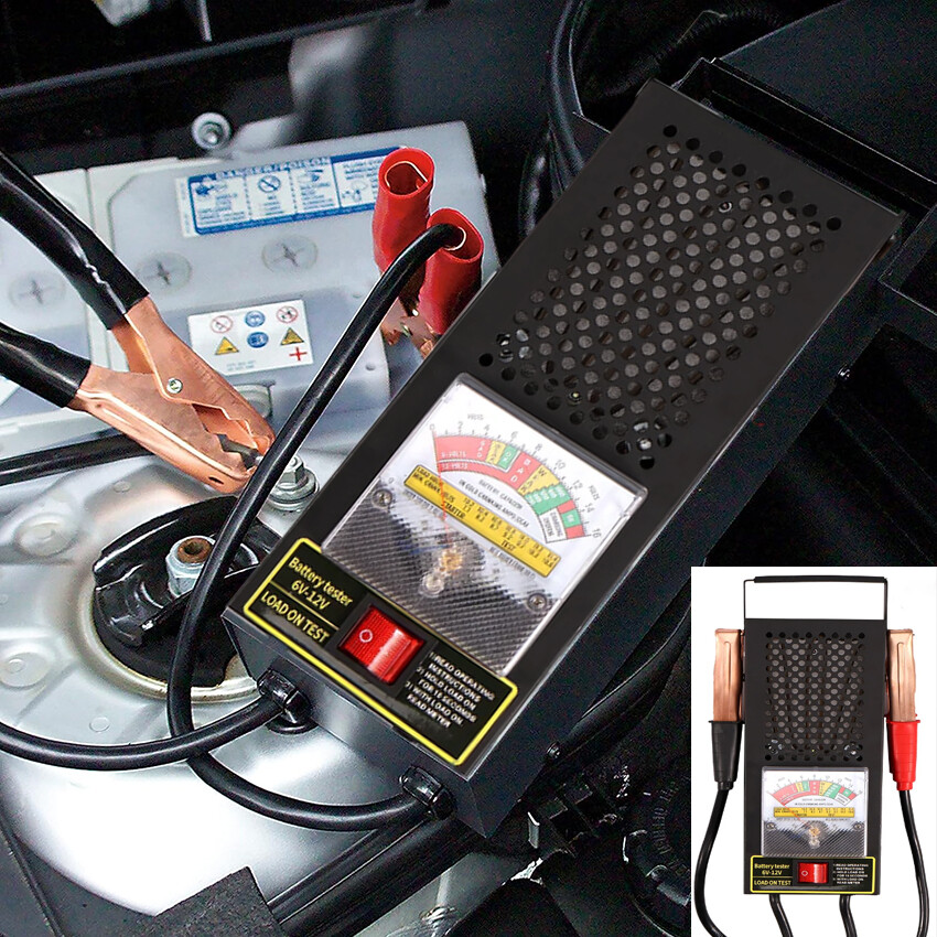 6-12V Car Battery Quick Test: 100Amp Battery Load Analyzer, 5 Sec Fast Test!