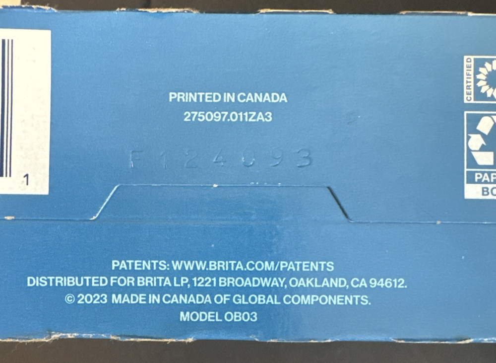 Brita Plus Pitcher High-Density Filters 3-Pack New box