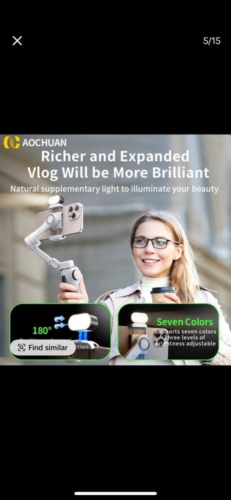 AOCHUAN Smart V8 3-Axis Handheld Gimbal