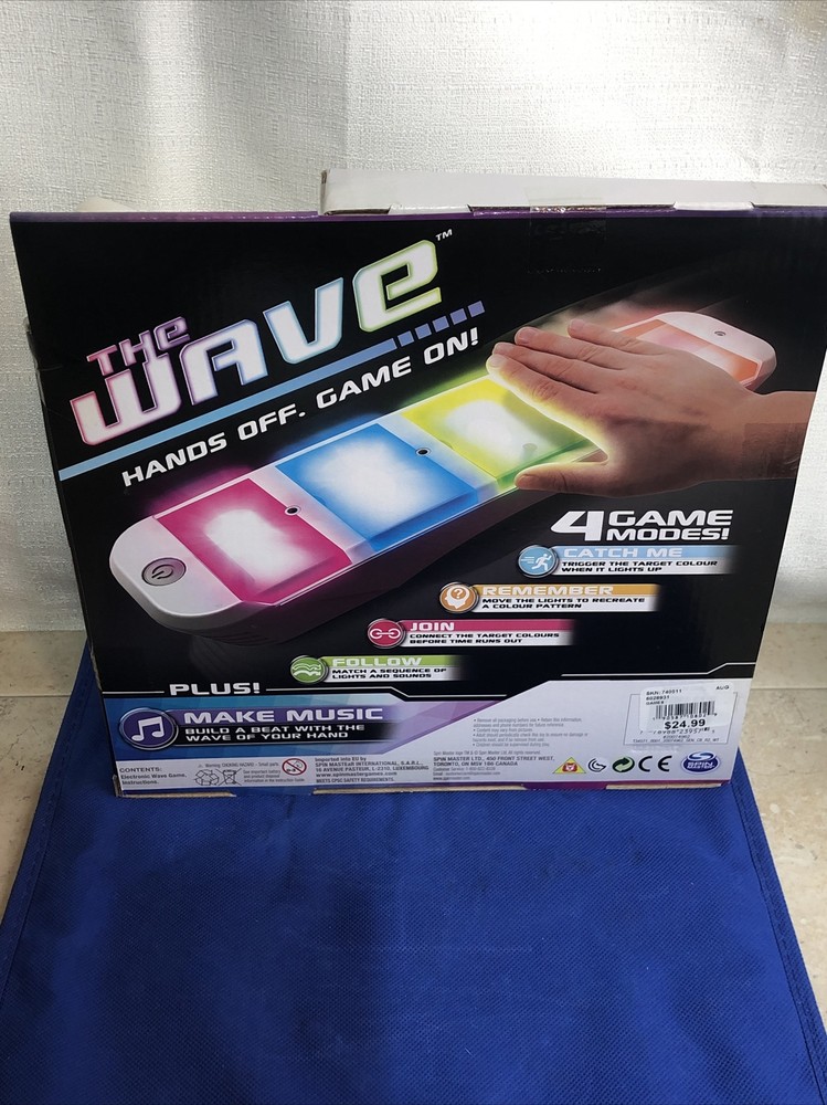 Spin Master Games~THE WAVE~Electronic Game~Hands Off~Game On~NIB