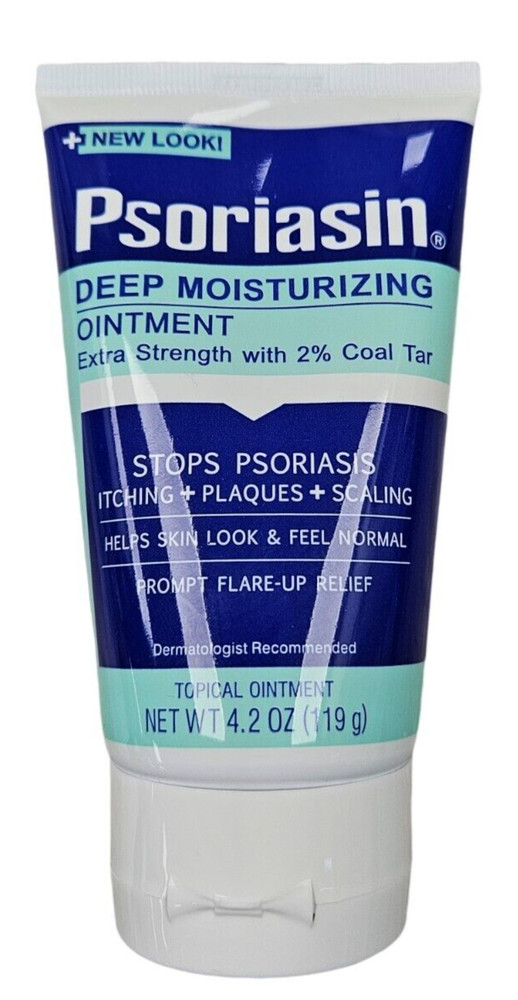 PSORIASIN Coal Tar Ointment for Psoriasis 4.2oz --