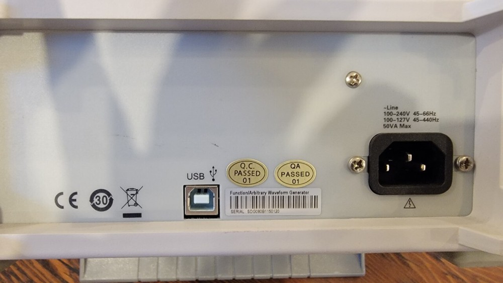 Siglent SDG830 Function Generator (1 Channel, 30MHz)