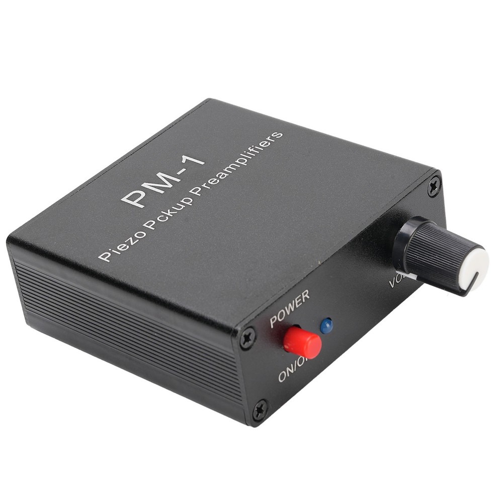 Compact Piezo Pickup Preamp Amplifier For Guitar New