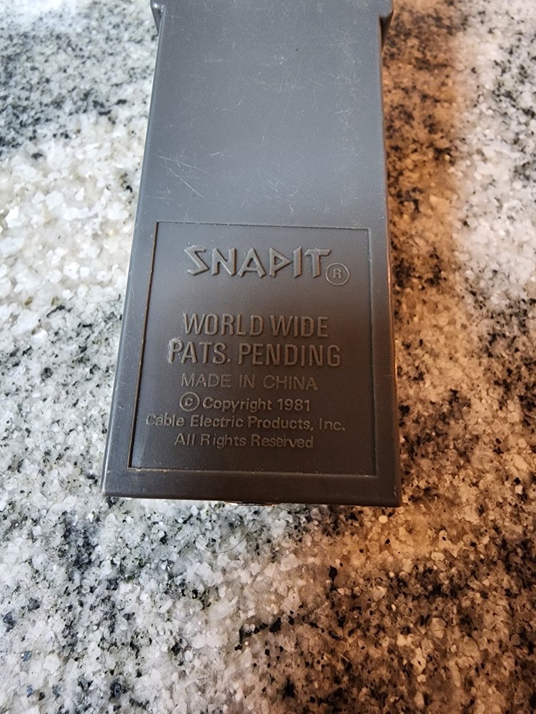 Snapit Sensamatic Battery Tester 1981 Vintage