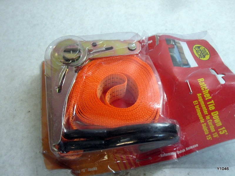 Tool cache Ratchet tie down - 15ft #51299