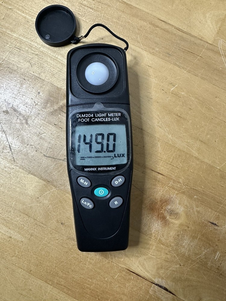 GENERAL TOOLS Wide Range Single Piece Digital Light Meter DLM204