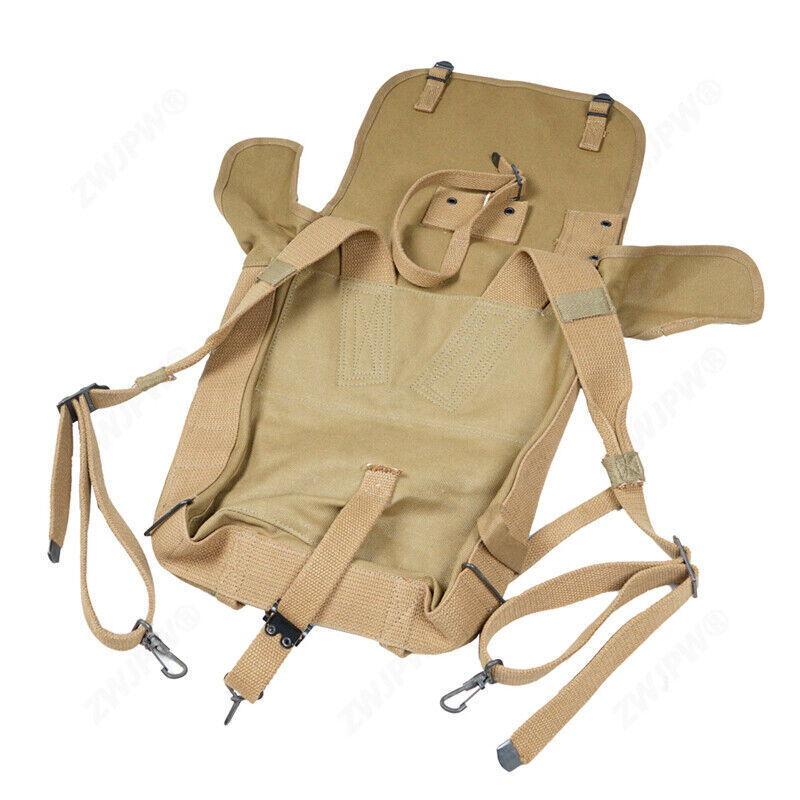 USMC M1941 Tactical Split Pack System Men Canvas Backpack Haversack Knapsack Set