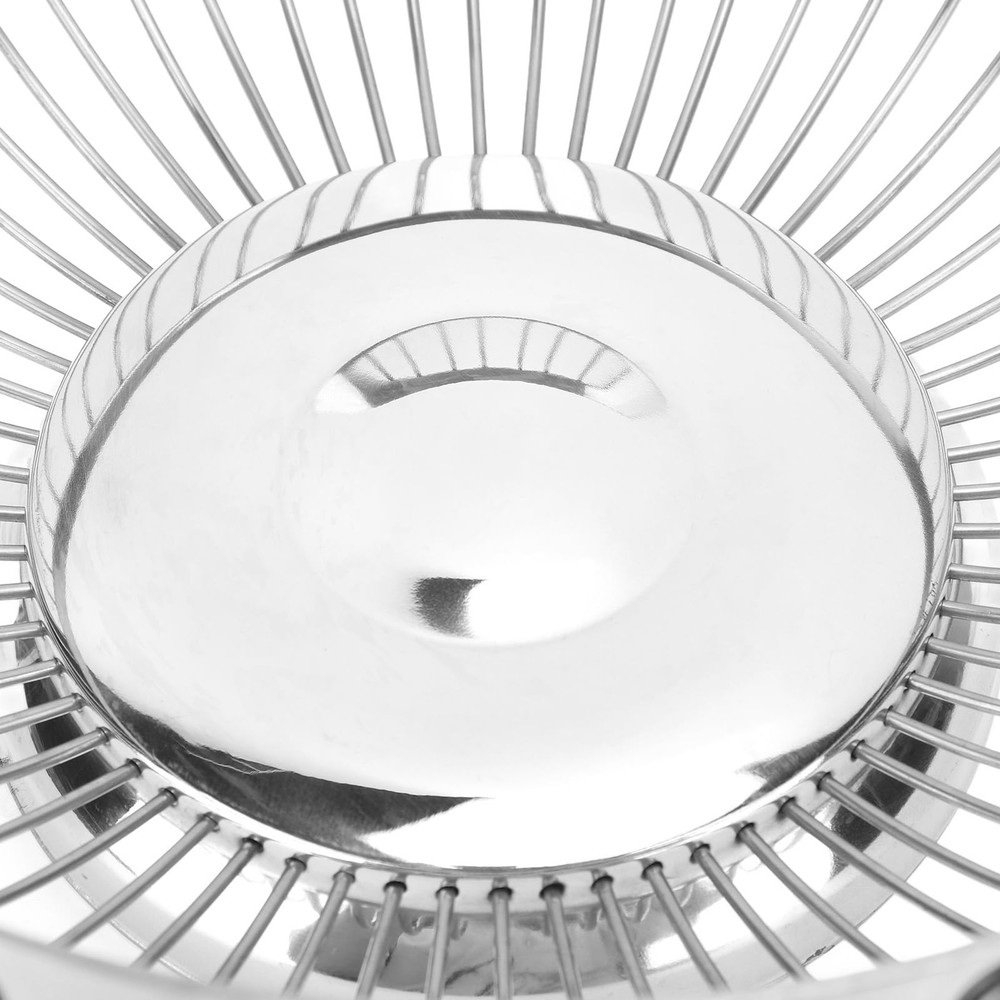 Stainless Steel Fruit Basket, Fruit Bowl Modern Rustproof Mirror Polished Draini