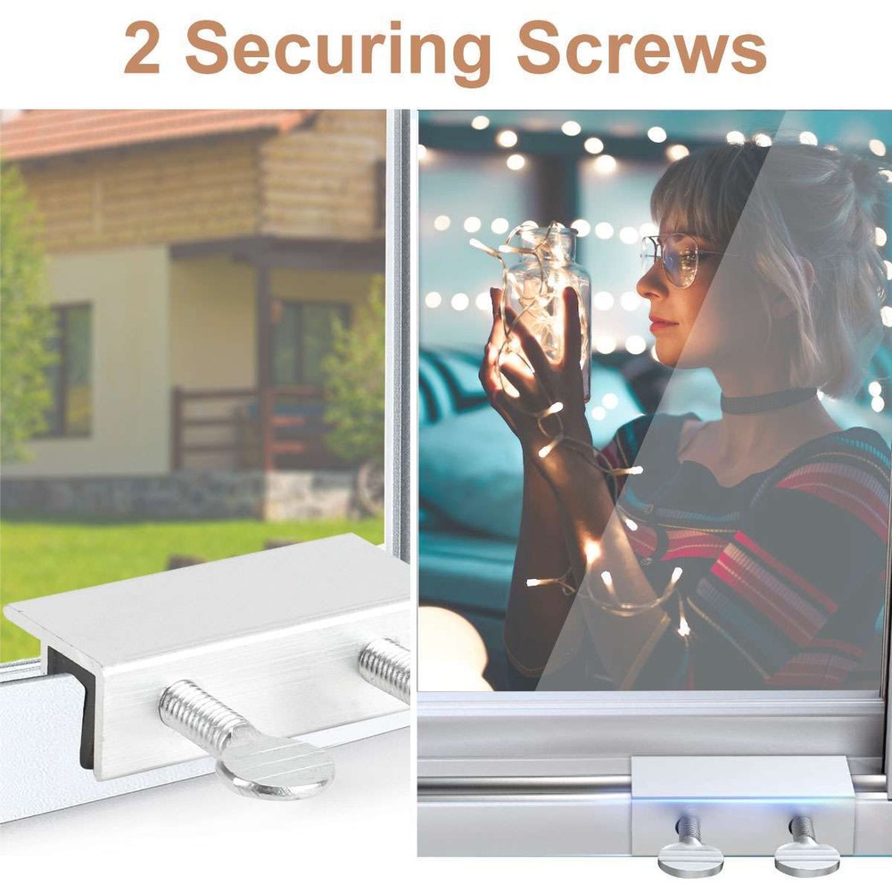6Pcs Sliding Window Locks Easy Installation High Security Home Lock Thumbscrews