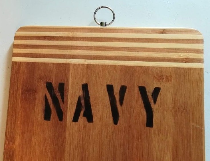Navy Cutting Board