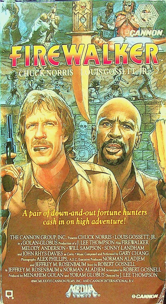 Firewalker - Beta - Cannon/Media (1986) - PG - Pre-owned