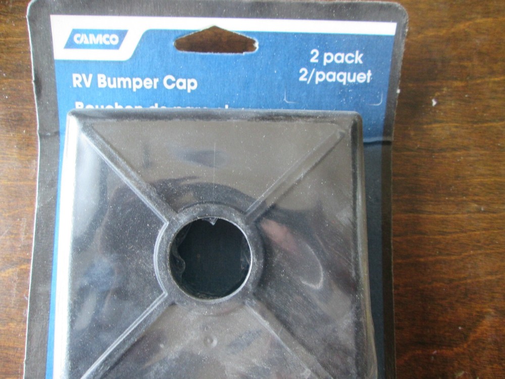 CAMCO 40303 Bumper Cap, Polyethylene, Black