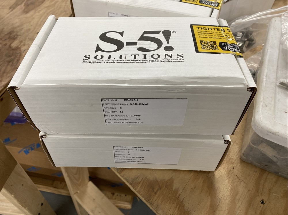 S-5, R465 Mini Seam Clamp