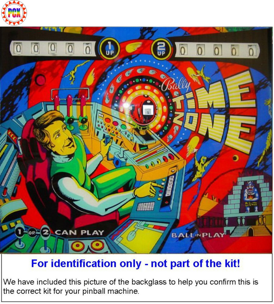 1973 Bally Time Zone Pinball Rubber Ring Kit