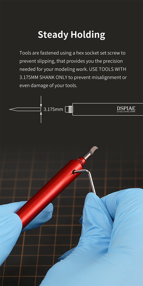 DSPIAE 3.175mm Universal Clamp Handle AT-EH - US