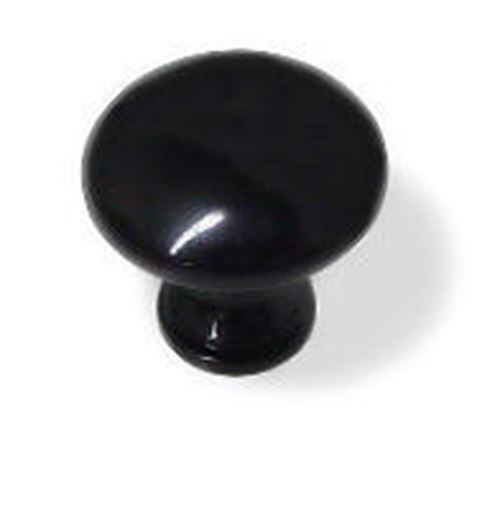 1-1/4" Heavy Garrett Knob Black