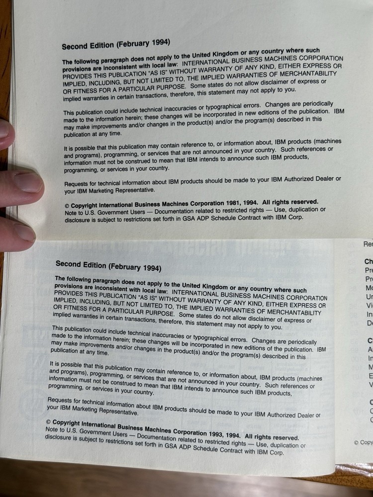 Vintage IBM PC DOS 6.3 Reference Manuals User and Data Compression Guide