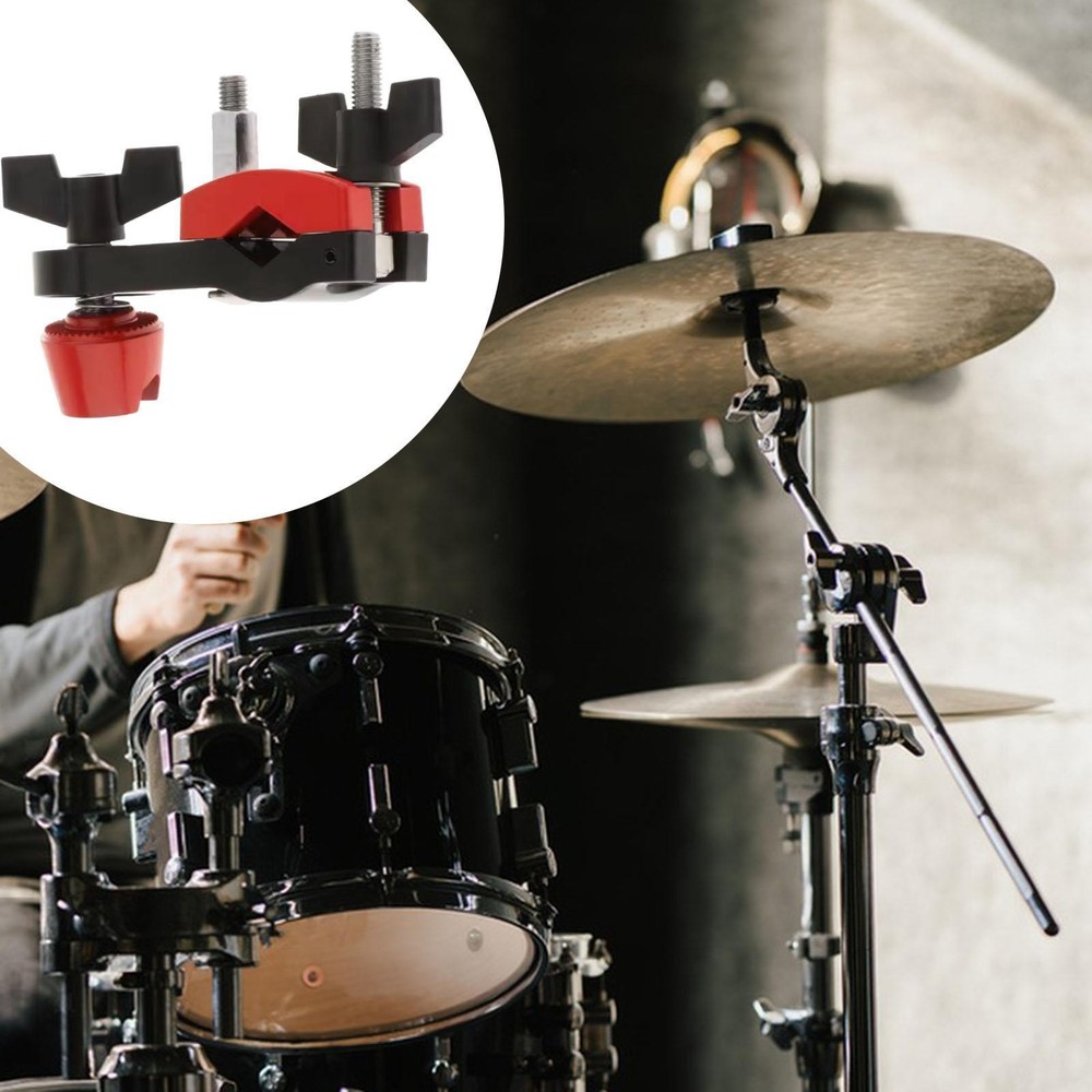 Drum Set Mounting Clamp Mount Clamp Adjustable Cymbal Arm Mounting Bracket