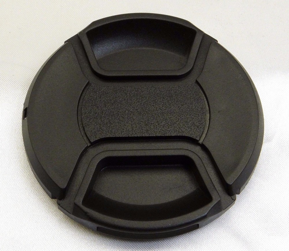 LC-67 67mm Lens Front Cap  Snap on type generic Black plastic